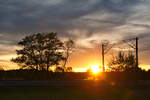 Sonnenuntergang in Postbauer-Heng, 26.09.2018