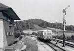 VT 04 der Regentalbahn im August 1983 in Gotteszell.
