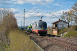 242.503  Balboa  von Hectorrail mit dem DGS 69381 von Bremen Rbf nach München Milbertshofen bei Ansbach, 07.04.2019