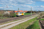 140 797 von Schweerbau als Lz bei Lehrberg Richtung Würzburg, 07.04.2019