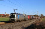 193 995-8 mit dem DGS 43150 (Verona Quadrante – Köln Eifeltor) bei Rudolzhofen 23.2.22