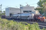 Blick über die Gleise nach Osten auf den Knauf-Werksanschluss bei Ermetzhofen am 4.9.15.