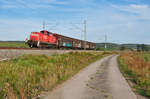 294 867 mit einer Übergabe bei Mitteldachstetten Richtung Steinach b. Rothenburg, 17.09.2019