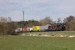 Cargounit 5370 068 mit Sattelaufliegern bei Muhr am See, 13.03.2026
