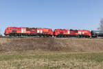 
 Euro Dual  159 264 und 159 269 der österreichische Rail Cargo Logistics Markt Schwaben am 10.3.2026.