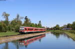 628 572-9 und 628 426-9 als RB 27419 (Mühldorf(Oberbay)-Traunstein) bei Mussenmühle 10.5.21