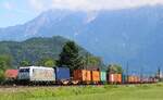 TXL-185 537 mit KLV am 10.07.2021 bei Oberaudorf/KBS 950