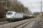 ELL 193 598 mit Kesselwagen, Aßling, 18.02.2026