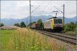 Die E189 905RT der Rail Traction Company bringt am 29.06.07 den 43242  WINNER-EXPRESS von Verona nach Mnchen.