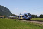 430 310 aus Rosenheim kommend am 14. Juni 2023 bei Niederaudorf.