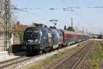 ÖBB 1116 208  Joyn  mit RJX 160/560 Bratislava - Zürich / Wien - Bregenz, Raubling, 17.04.2026
