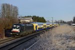 Für Aussenstehende etwas undurchsichtig gestaltete sich der Einsatz der Metronom Doppelstock-Garnitur im Meridian Ersatzverkehr.