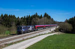 1116 158  Licht ins Dunkel  fährt mit einem RJ am 31.