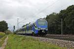 Am 12.09.2017 war Meridian ET 318 (1430 518-9) auf dem Weg von Mücnehn Hbf nach Kufstein, als er bei Zorneding in Richtung Aßling fuhr.