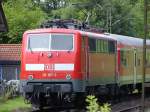 111 167-3 vermutlich mit RE Mnchen -> Salzburg zwischen Traunstein und Hufschlag, 06.07.2002 12:03