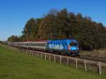 Am 31.10.12 war 1016 023  Kyoto-Express  bei Vogl mit dem EC 113 (Frankfurt/Main Hbf - Klagenfurt Hbf) unterwegs, der Zug hatte eine gute Stunde Versptung, da in Grafing Bahnhof ein Wagen ausgesetzt