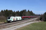 1116 231  BIO AUSTRIA II  aus Salzburg kommend am 16. März 2023 bei Sossau im Chiemgau.
