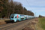 4010 028 die  Klima-Westbahn  aus Wien kommend am 21.