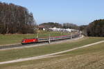 1116 264 war am 7. März 2025 bei Axdorf mit einem  EC  auf dem Weg nach Müncheen.
