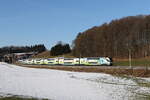 4010 032 war am 20. Januar 2026 bei Axdorf im Chiemgau in Richtung Wien unterwegs.