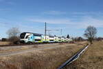 4010 022 aus Wien kommend am 10. Februar 2026 bei Übersee am Chiemsee.