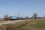1116 244  KLIMA-TICKET  auf dem Weg nach München. Aufgenommen am 6. März 2026 bei Übersee am Chiemsee.