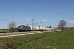 6193 890 von  ECCO-RAIL  war am 7. April 2026 mit einem  EKOL-KLV  bei �bersee am Chiemsee in Richtung M�nchen unterwegs.