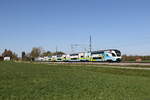 4010 021 war unterwegs in Richtung Wien. Aufgenommen am 23. April 2026 bei �bersee am Chiemsee.