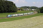 4010 025 aus Wien kommend am 25. Mai 2026 bei Axdorf im Chiemgau.