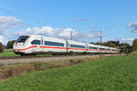 ICE 4 (9203) Namens Stendal am 22.10.2026 bei Bergham.