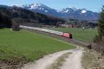 EC 218 von Graz nach Frankfurt bei Vachendorf am 15.04.2013