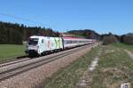 Die 1116 130  Frontrunner  mit OIC 862 als Korridorzug bei bersee am 15.04.2013