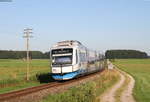 VT 116 als BOB86805 (München Hbf-Bayerischzell) bei Darching 23.7.19