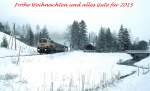 wünsche ich allen bb-Usern (Zum Bild: Passend zur Weihnachtszeit begann es am Morgen des 24.12.1990 im bayerischen Oberland zu schneien.