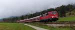 Kein Kaiserwetter...hatten wir am 09.10.2013 an der Mittenwaldbahn.