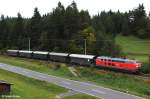 DB 218 463-8 vor Sonderzug Garmisch-Partenkirchen - Mittenwald anlsslich des Streckenjubilums 100 Jahre Mittenwaldbahn, KBS 960  Mnchen - Innsbruck, fotografiert bei Klais am 30.09.2012