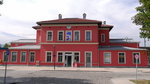 EG Bhf Murnau, Bahnhof des Jahres 2013 Sonderpreis Tourismus verliehen durch Allianz pro Schiene; Foto vom 15.09.2016  