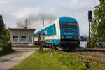 Ein Alex mit 223 061 am Posten 48 in Lindau auf dem Weg ins Allgäu.