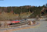 218 424-0 mit dem EC 191 (Basel SBB-München Hbf) bei Bühl 29.12.19