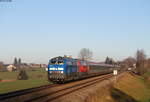 218 458-8 und 218 499-2 mit dem IC 119  Bodensee  (Stuttgart Hbf-Innsbruck Hbf) bei Riedhirsch 2.1.20