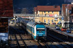 223 072 bei der Ausfahrt aus Immenstadt gen Kempten.