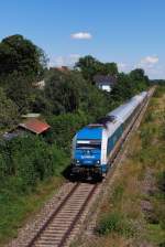 223 062 (Arriva) mit Alx 86212 in Pforzen (Zellerberg) [18.08.2008]