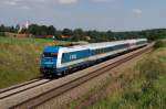 223 071 (Arriva) mit Alx 86212 bei Epfenhausen (19.08.2008)