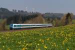 223 067 (Arriva) mit Alx 38704 bei Ellenberg (22.04.2009)