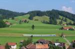 ALX 38715 von Lindau nach Mnchen am 02.07.2010 im Tal der Oberen Argen bei Oberthalhofen