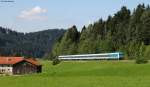 223 063-9 mit dem ALX84153 (Lindau Hbf-Mnchen Hbf) bei Obertalhofen 12.8.11. Welche Variante gefllt euch besser?