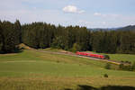 Ein 612 auf dem Weg nach Oberstaufen, bei Heimhofen.