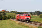 218 497-6 und 218 428-1 mit dem Hilfz 99988 (Biessenhofen-Kempten(Allgäu)Hbf) bei St.Alban 28.8.18