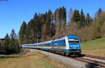 223 068 mit dem ALX 84109 (Lindau Hbf-München Hbf) bei Oberthalhofen 7.11.20