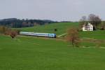 223 070 (Arriva) mit Alx 38707 bei Grwangs (22.04.2009)